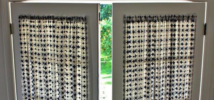 How to beautifully hang string curtains on a cornice, arch or doorway