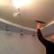 How to seal a stretch ceiling with your own hands after a cut, methods and step-by-step instructions If the stretch ceiling is pierced