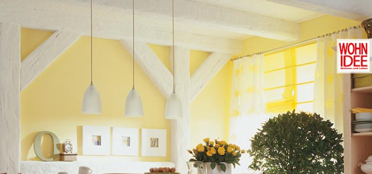 Decorative wood-look polyurethane beams are an inexpensive alternative to wooden beams